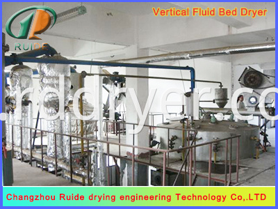 Rectilimear Vibrating-Fluidized Drier machine for pharmaceutical industry